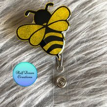 Load image into Gallery viewer, Bumble Bee Badge Reel