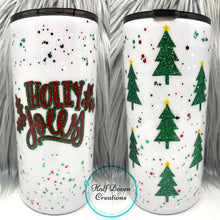 Load image into Gallery viewer, Holly Jolly Glitter Tumbler