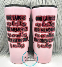 Load image into Gallery viewer, Best Friend Glitter Tumbler