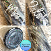 Load image into Gallery viewer, Marble Glitter Swirl Tumbler