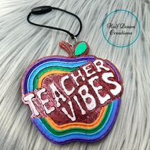 Load image into Gallery viewer, Teacher Vibes Red Apple