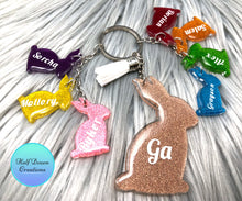 Load image into Gallery viewer, Mama Rabbit Keychain Set