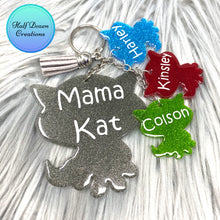 Load image into Gallery viewer, Mama Cat Keychain Set