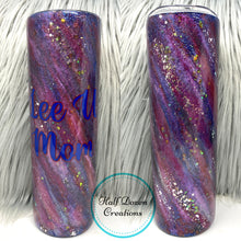 Load image into Gallery viewer, Marble Glitter Swirl Tumbler